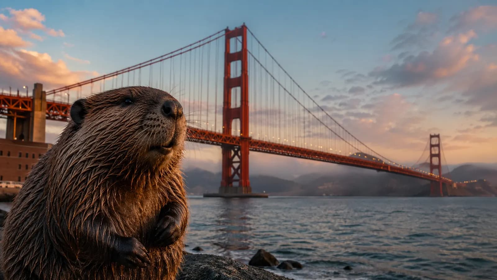 San Francisco AI BEAVERS lodge background