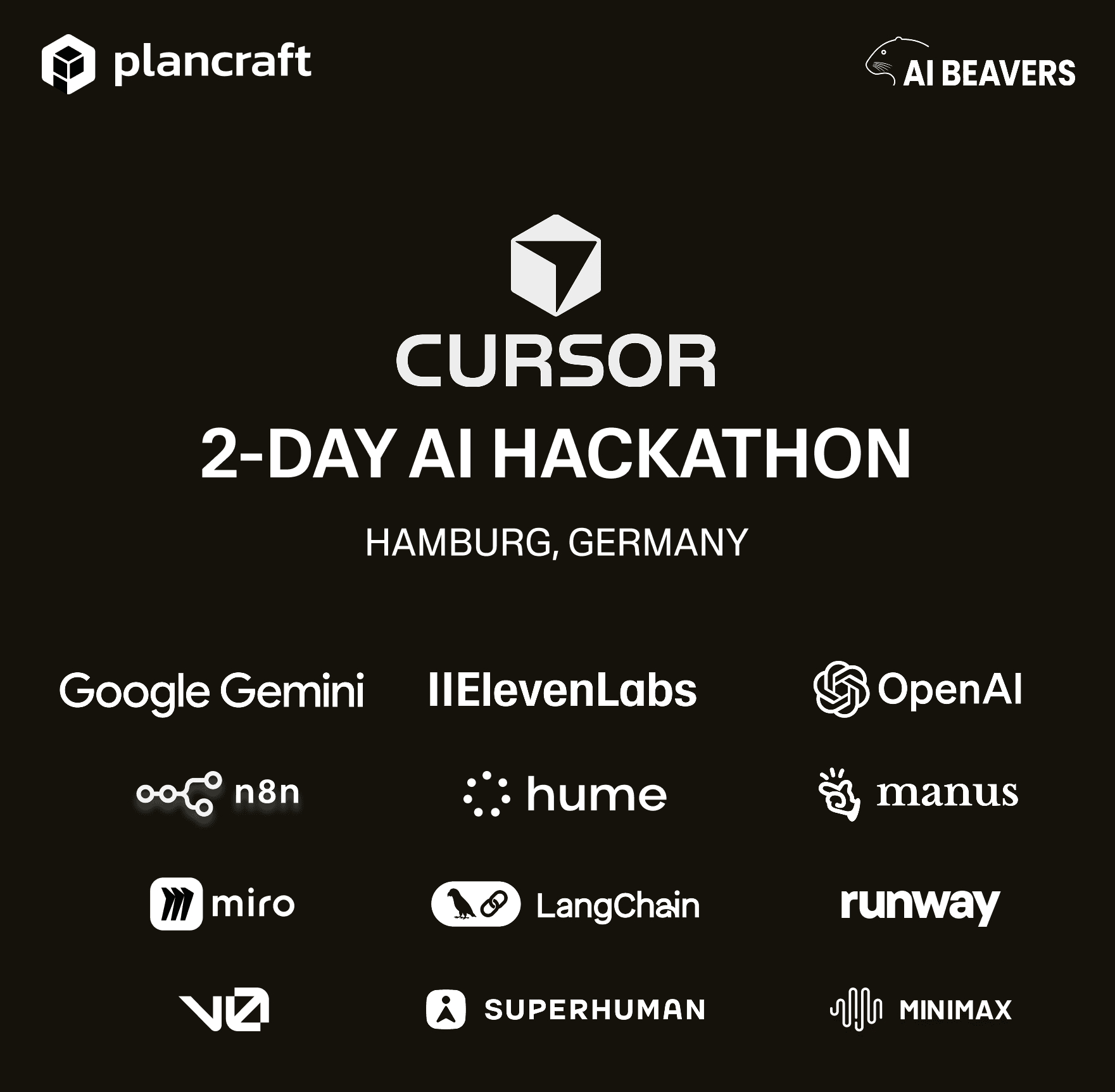 AI Hackathon Hamburg 2026 - Cursor 2-Day AI Hackathon with sponsors
