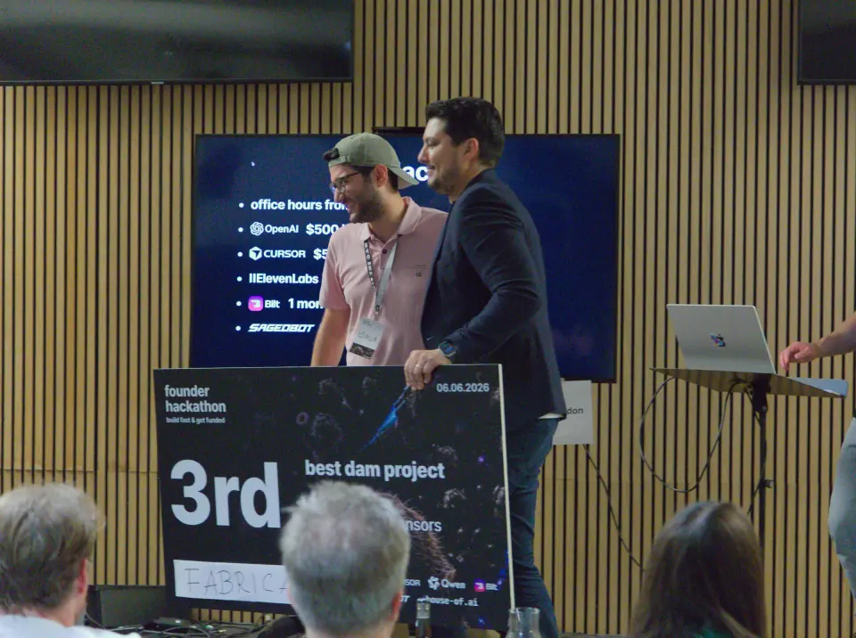 3rd Place Best Dam Project - Fabrica at Founder Hackathon Hamburg 2026